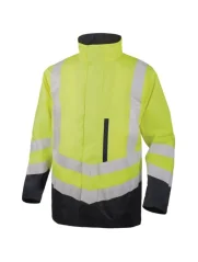 Delta Plus OPTIMUM2, reflexná parka 5v1, žltá