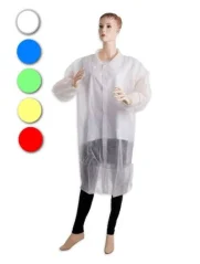 PD-VELCRO, jednorazový plášť, suchý zips