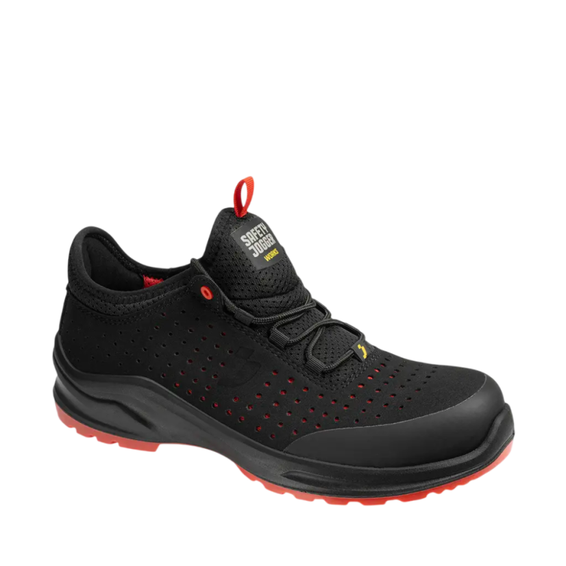 Safety Jogger MODULO S1P ESD, bezpečnostné poltopánky, červené