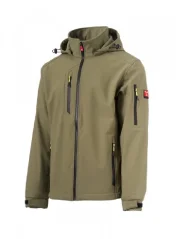 Payper Creek, pracovná softshell bunda, vojenská zelená