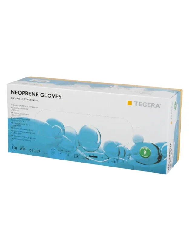 Tegera 837 Chemforce, jednorazové neoprénové rukavice