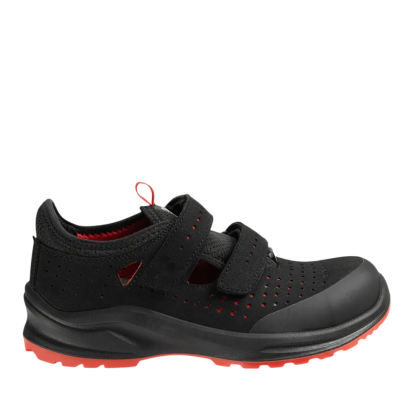 Safety Jogger MODULO S1P ESD, bezpečnostné sandále, červené
