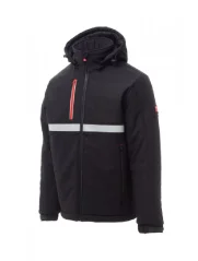 Payper Wise Pad, zimná softshell bunda, čierna