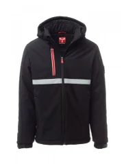 Payper Wise Pad, zimná softshell bunda, čierna