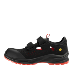 Safety Jogger MODULO S1P ESD, bezpečnostné sandále, červené