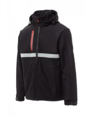 Payper Wise, pracovná softshell bunda, čierna
