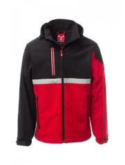 Payper Wise Pad, zimná softshell bunda, červená