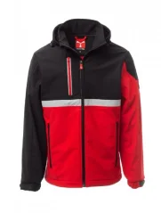 Payper Wise, pracovná softshell bunda, červená