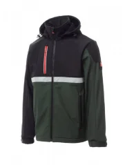 Payper Wise, pracovná softshell bunda, lesná zelená